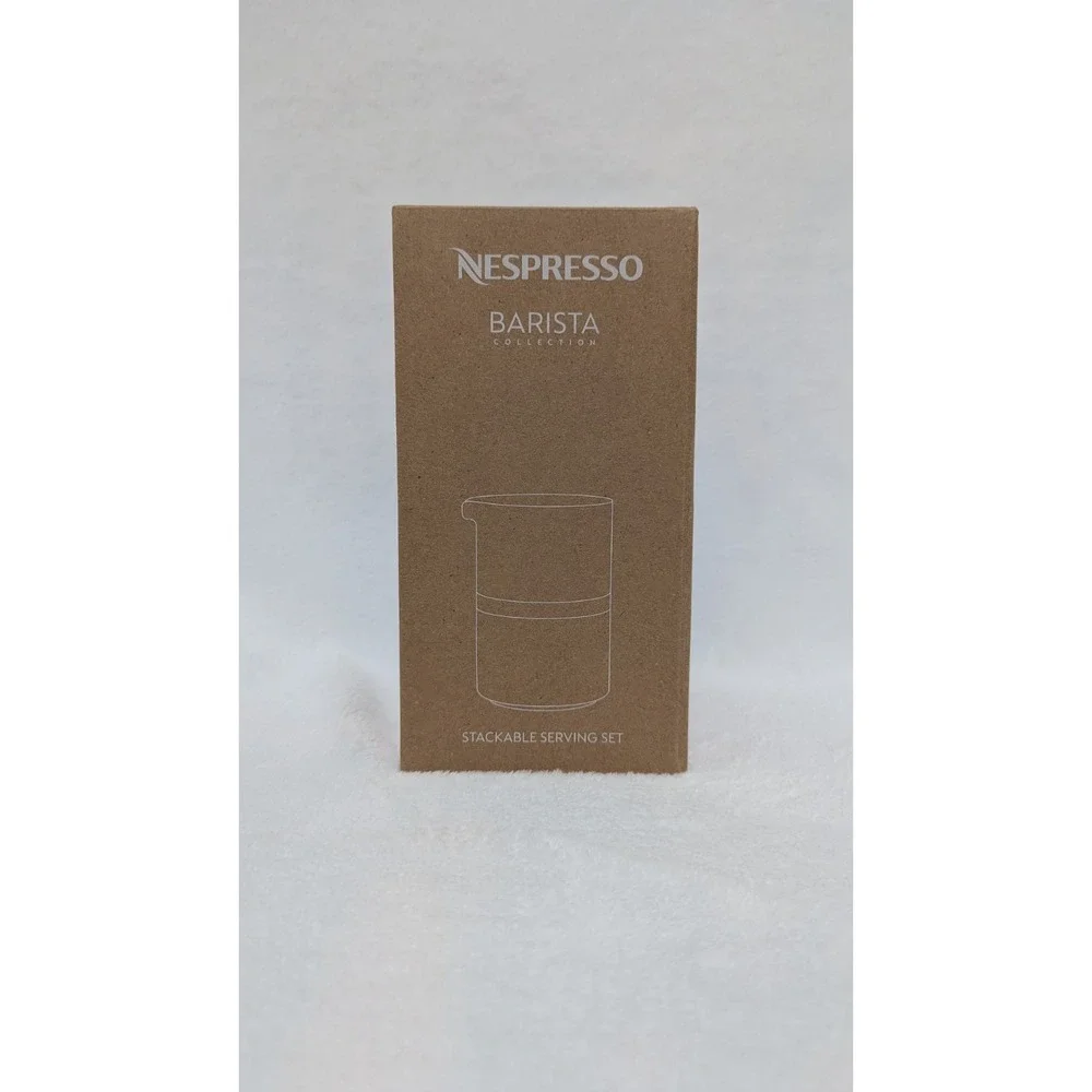 Nespresso stackable serving